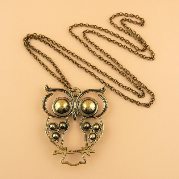 🔴 5/$15 Cute Owl Pendant Chain Necklace - Picture 3 of 7